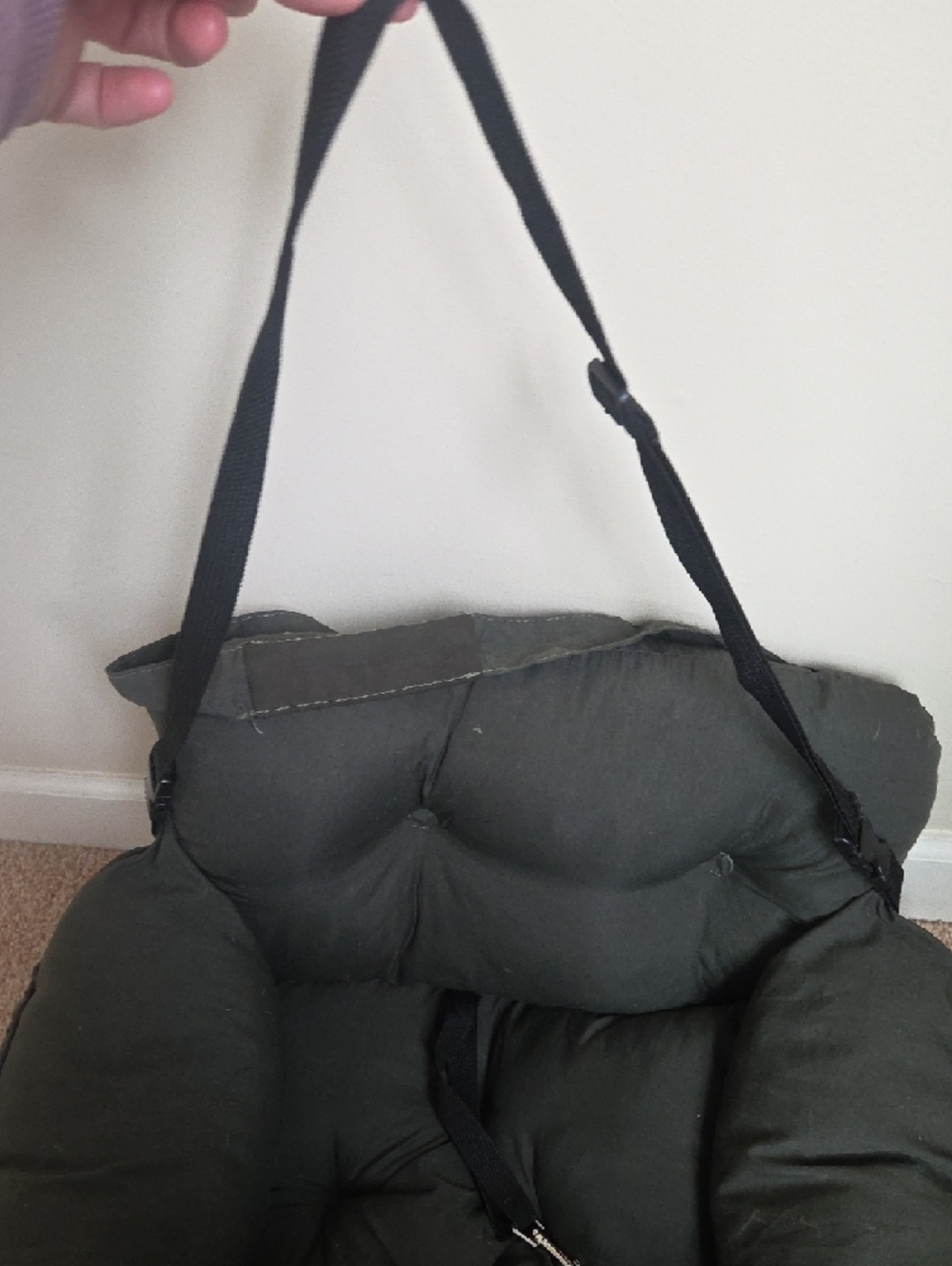 Funny Fuzzy Green Dog Car Seat - Picture 7 of 9